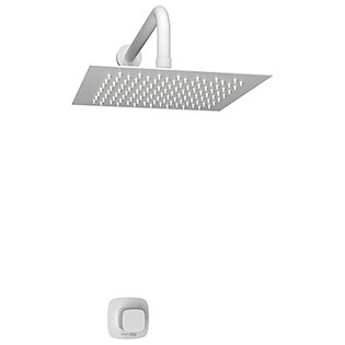 Душевой комплект встраиваемый с верхним душем белый Wasserkraft A9551.146.254