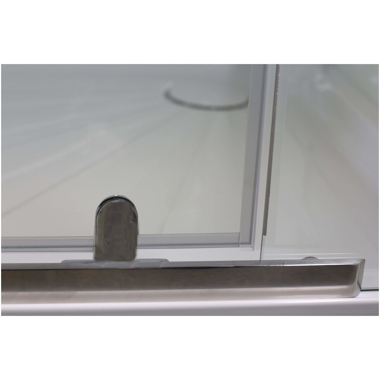 Душевая кабина пятиугольная без крыши с низким поддоном 90х90 см хром Cerutti SPA Chika 901T - изображение 13