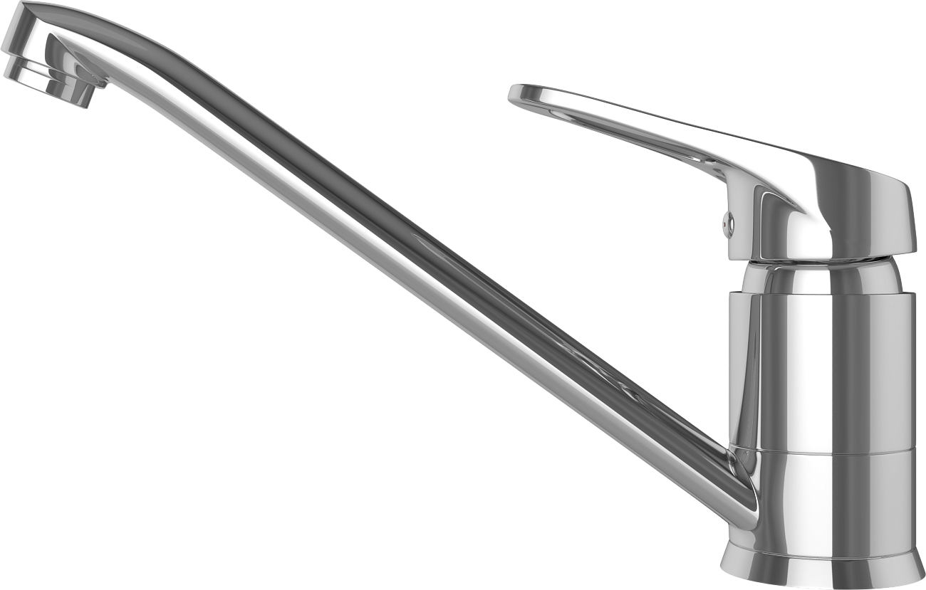 Смеситель для кухни однорычажный хром Domaci "Равенна" D11-000cr - изображение 9