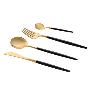 Набор столовых приборов Банкет Чёрный