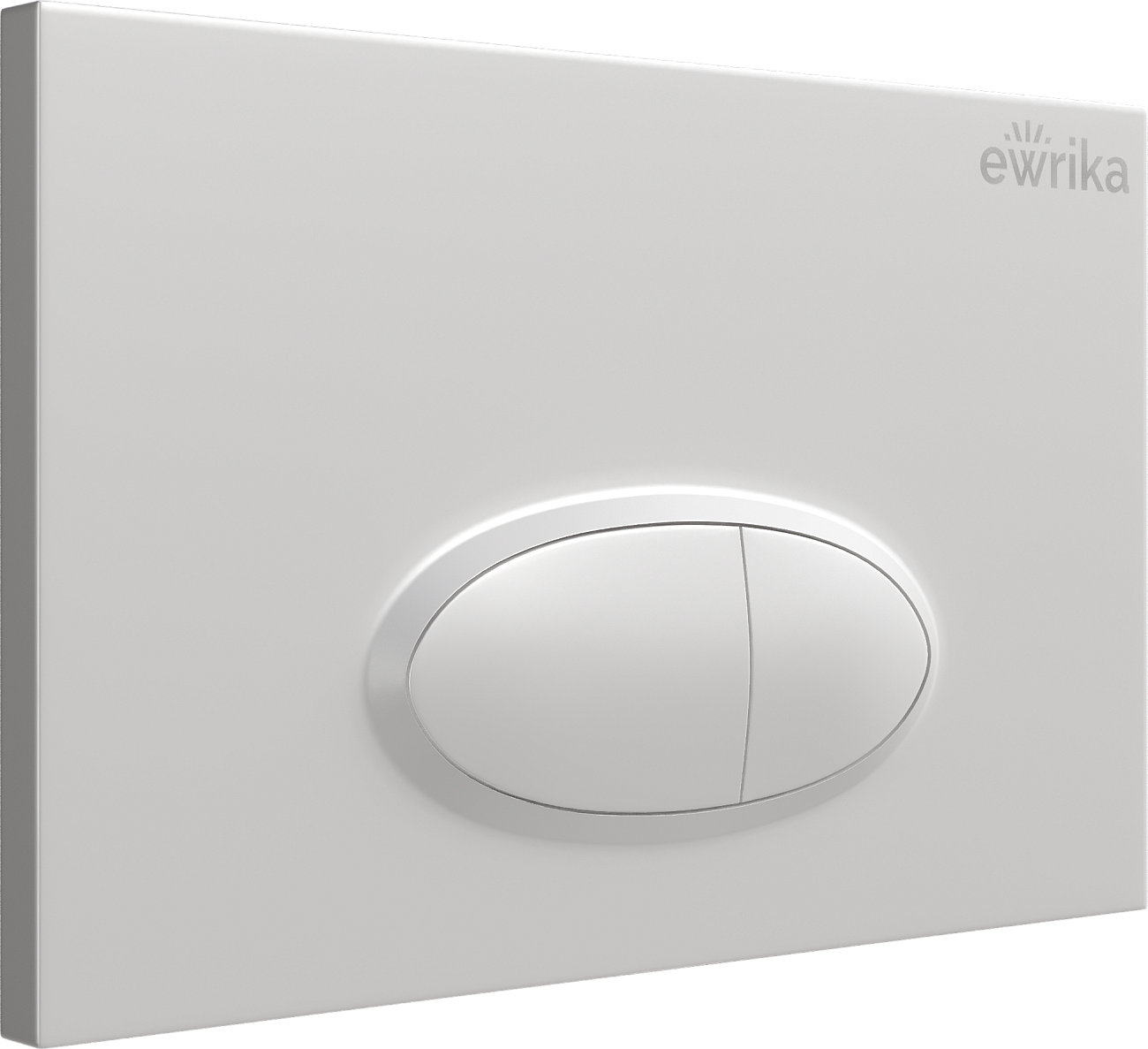 Кнопка смыва белая глянцевая Ewrika 0052 - изображение 3
