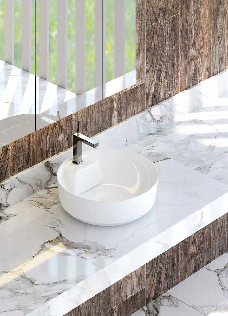 Раковина накладная керамическая круглая 48 см белая Stworki K6001-0485-001-1-0000 - изображение 4