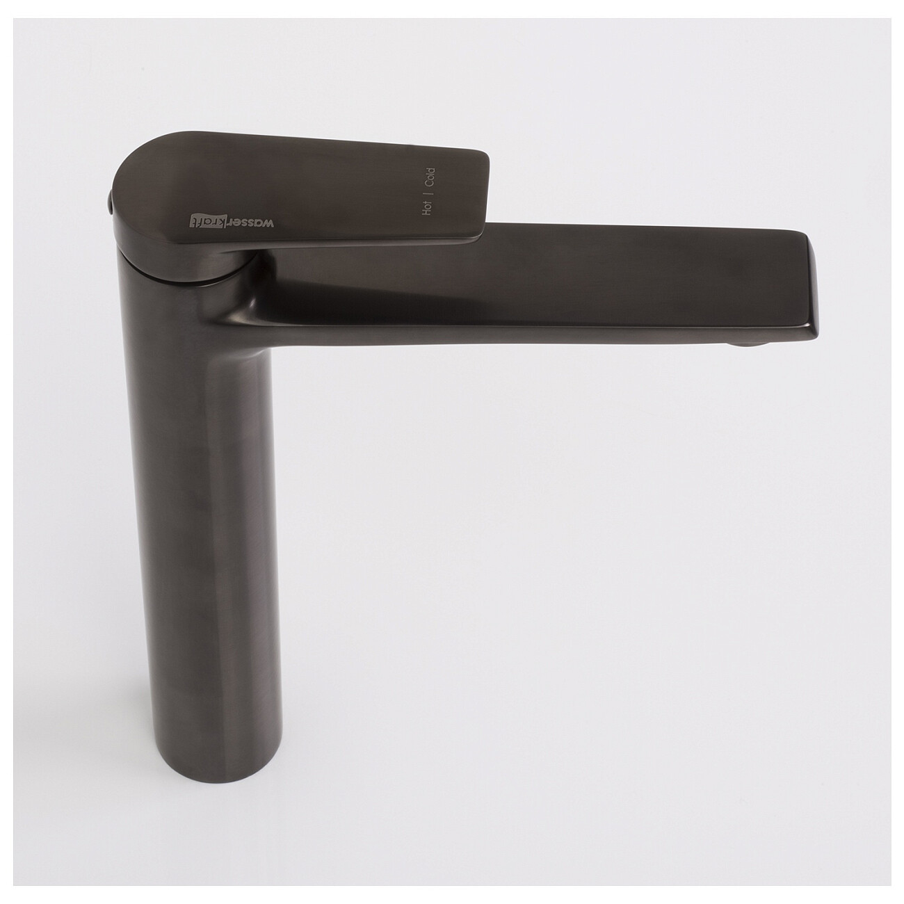 Смеситель для раковины из латуни оружейная сталь Wasserkraft 8403H - изображение 5