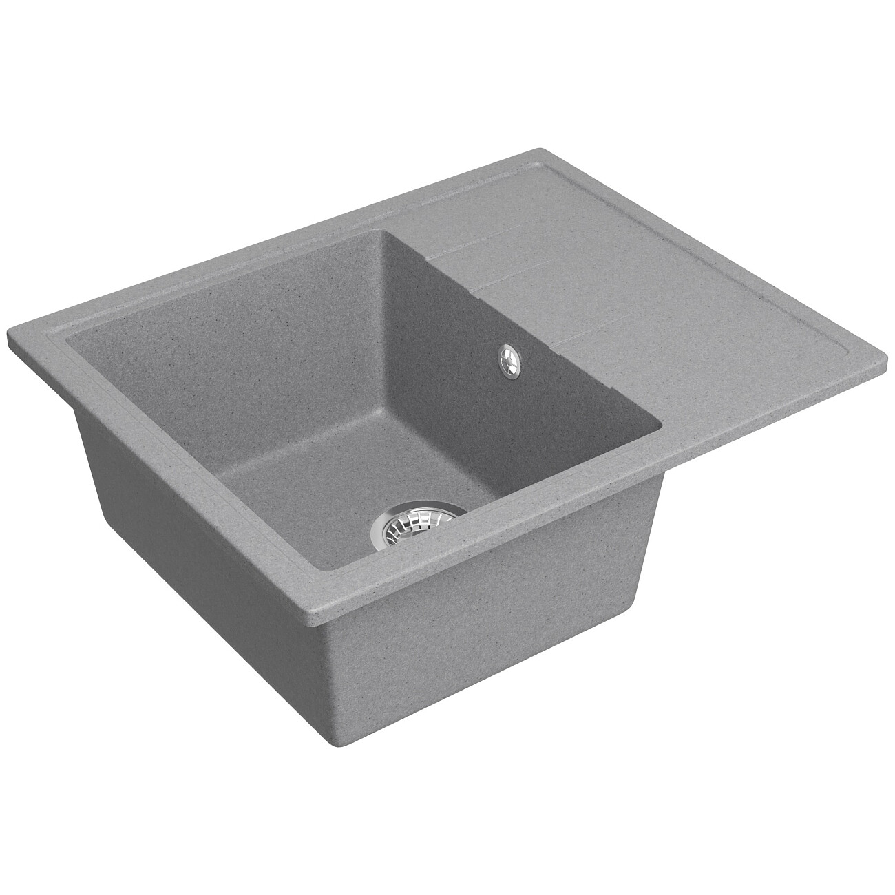 Мойка кухонная светло-серая Domaci "Болонья" М-150-006 - изображение 9