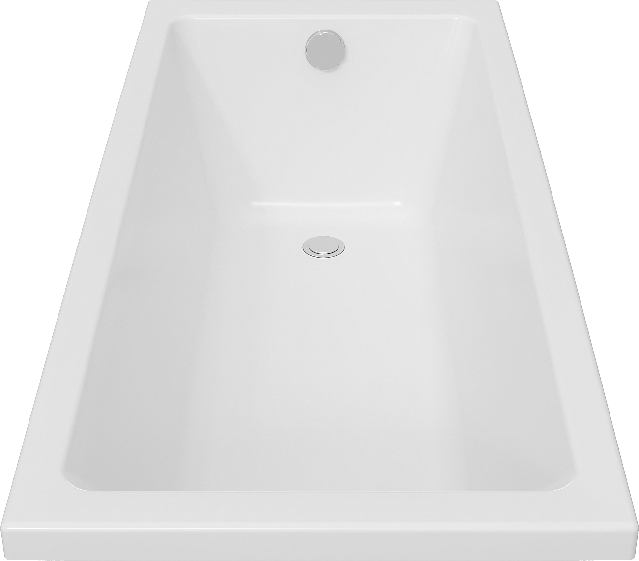 Ванна акриловая 70х150 см белая Diwo "Казань" Щ0000055163 - изображение 7