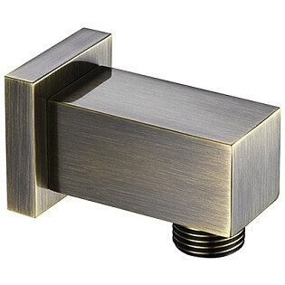 Шланговое подключение квадратное бронзовое Wasserkraft A108