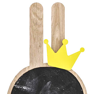 Аксессуар для доски/зеркала желтый "Корона"