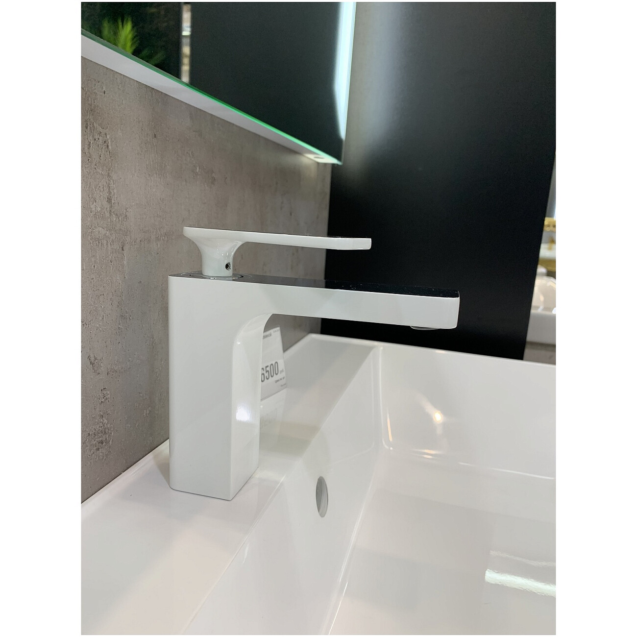 Смеситель для раковины белый, хром Timo Torne 4361-00-16F - изображение 3