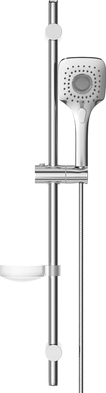 Душевая стойка с держателем и мыльницей хром Stworki "Ставангер" SV-04cr - изображение 2