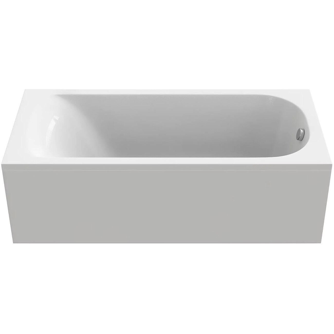 Ванна акриловая прямоугольная 80х180 см с каркасом белая Stworki "Ольборг" OL1800 - изображение 5