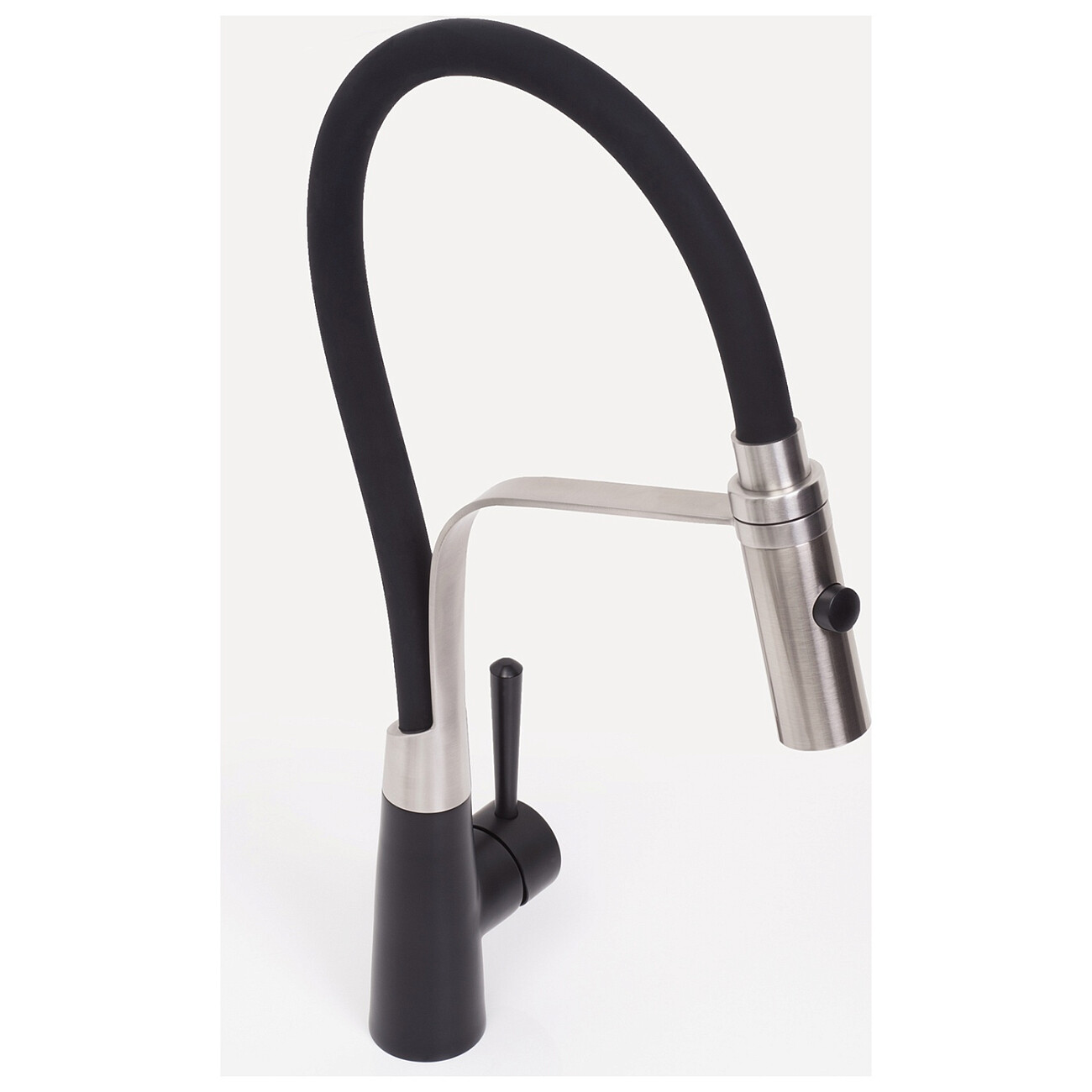 Смеситель для кухни из латуни черный, хром Wasserkraft A8417 - изображение 5