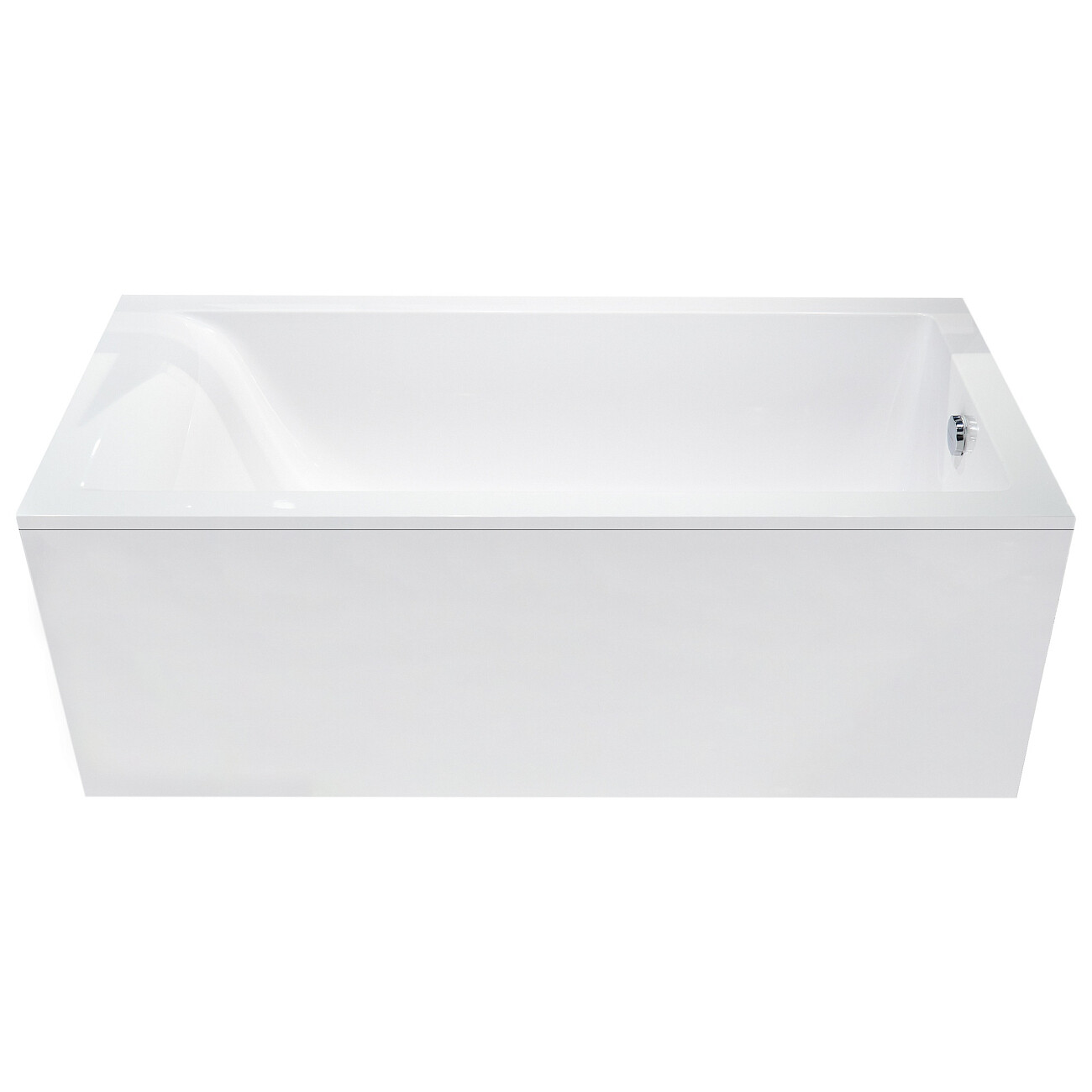 Ванна из литьевого мрамора прямоугольная 70х150 см белая Creto Venezia 1-1111 - изображение 3