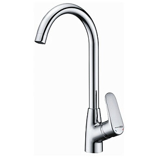 Смеситель для кухни из латуни хром Wasserkraft 5607