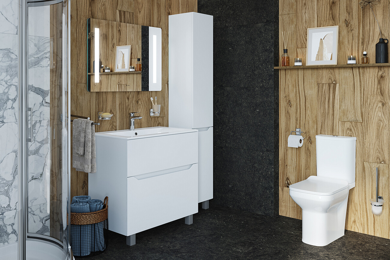 Унитаз напольный фарфоровый безободковый с микролифтом белый Stworki HCKPG8600SC - изображение 3