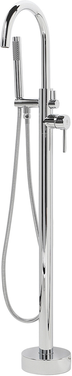 Смеситель для ванны напольный однорычажный с душевой лейкой хром Stworki "Эстерсунд" ES-06cr - изображение 9