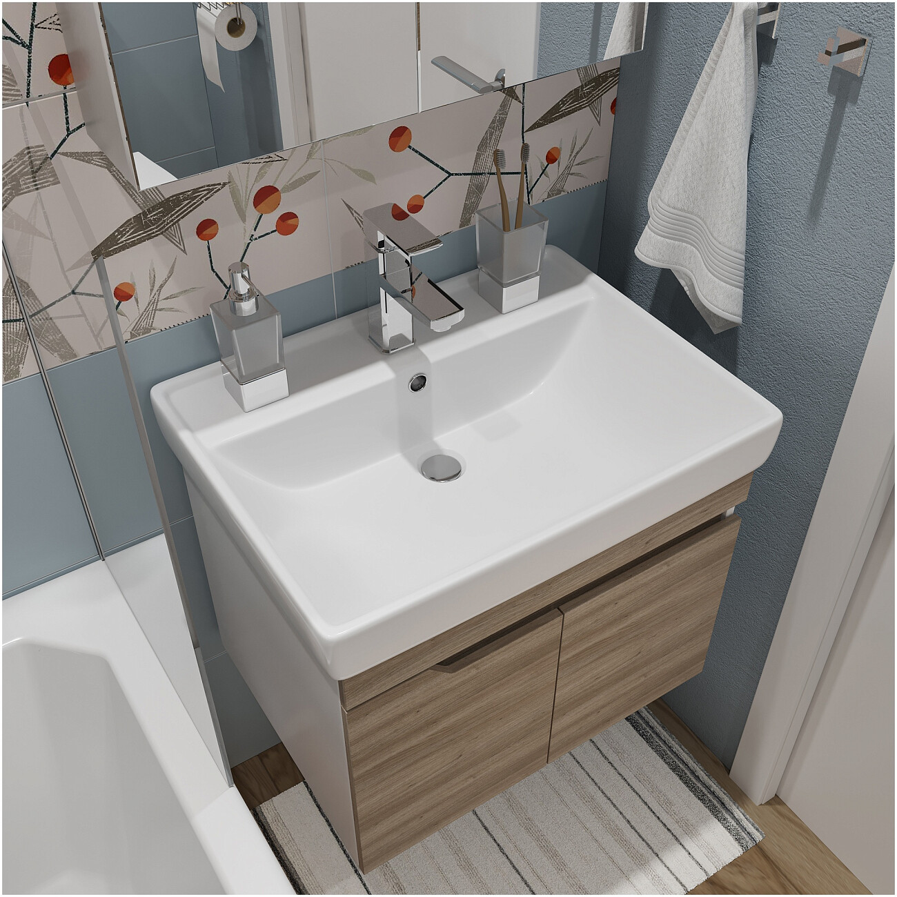 Смеситель для раковины хром Diwo "Суздаль" SU-01cr - изображение 5