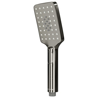 Лейка для ручного душа прямоугольная с 3 режимами 8х10 см оружейная сталь Wasserkraft A202