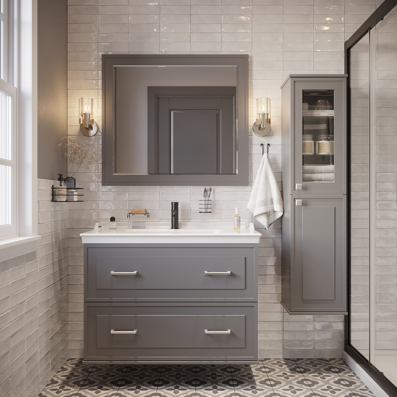 Раковина мебельная фарфоровая 100 см белая Stworki Valarte - изображение 9