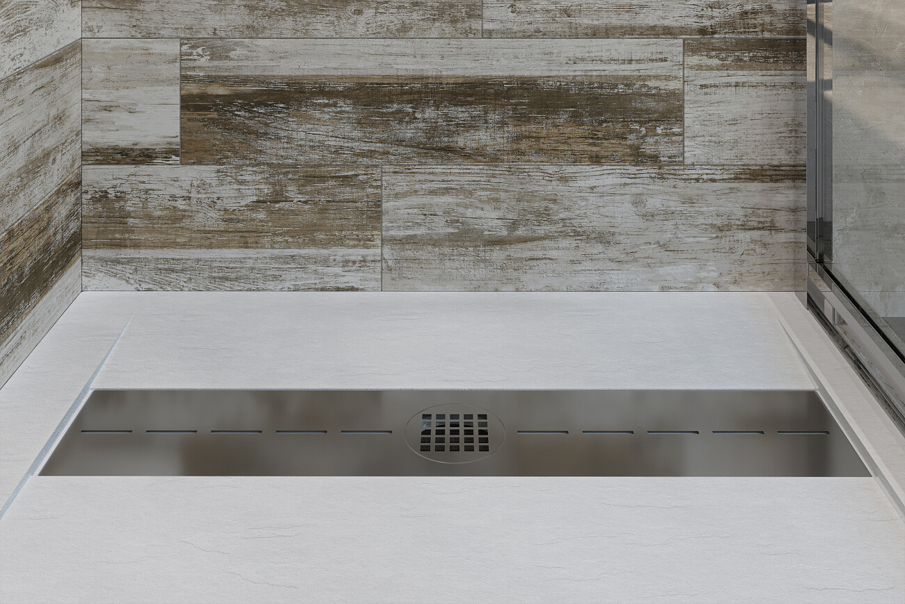 Поддон для душа с сифоном 160x90 см белый Stworki "Эстерсунд" 265003, 264998 - изображение 6