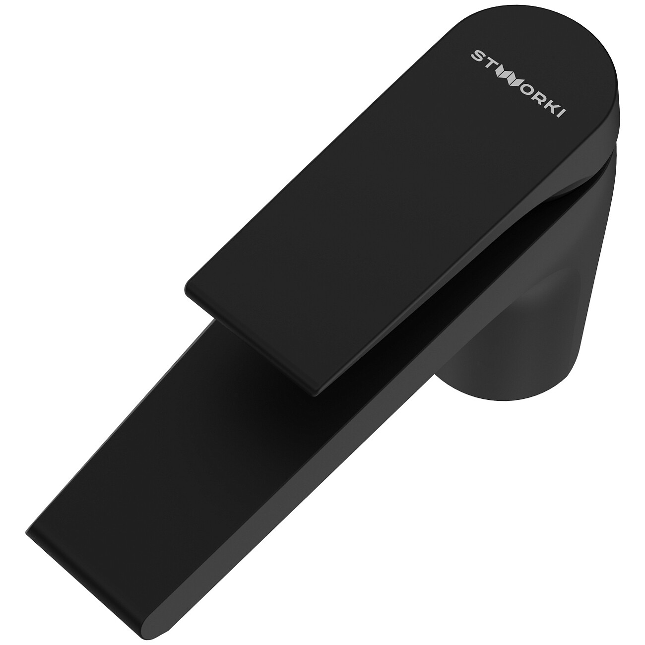 Смеситель для раковины однорычажный черный Stworki "Монтре" S30010BK - изображение 10