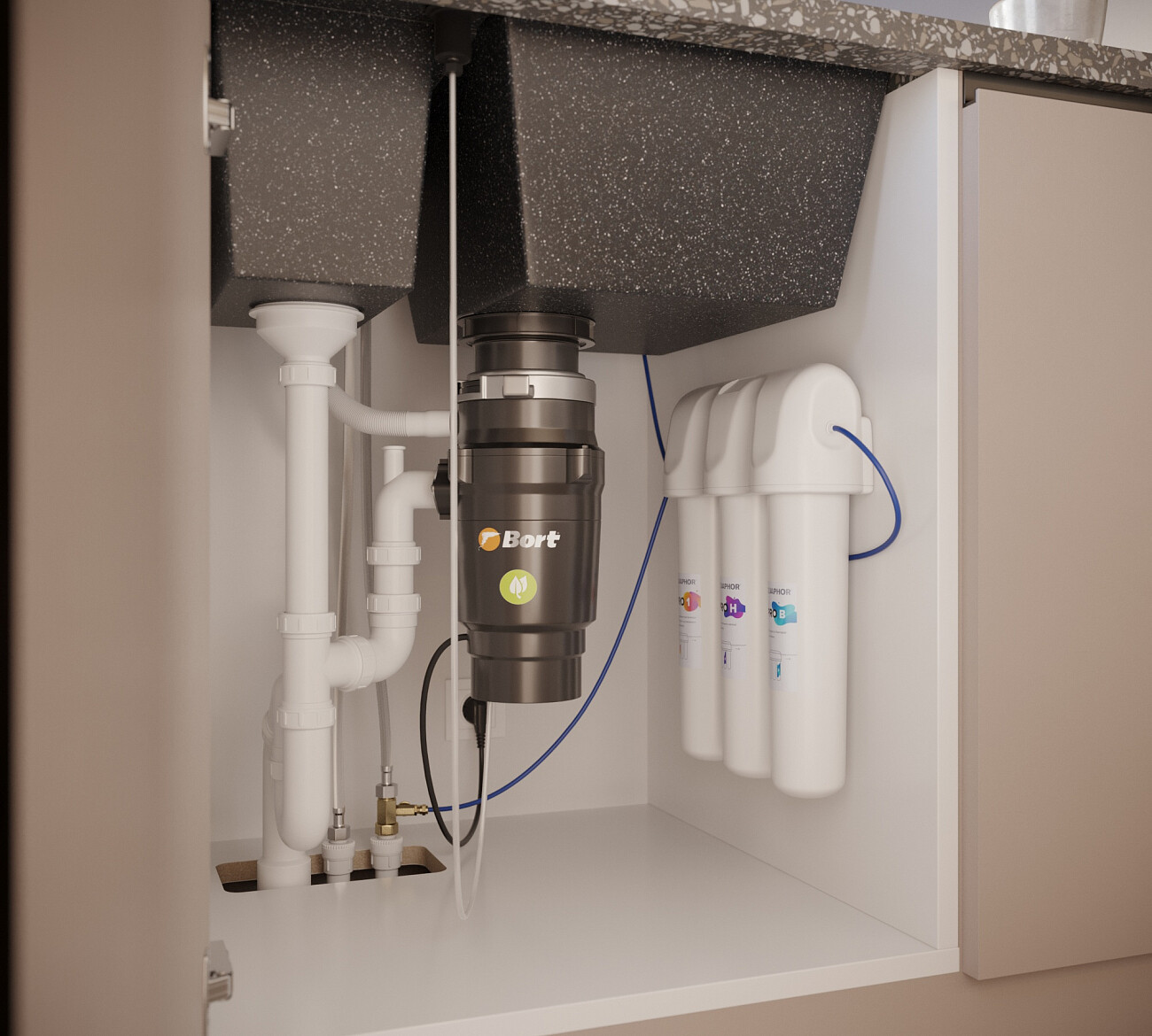 Смеситель для кухни Mega Life MG-TK06 с фильтром "Кристалл" ECO Pro 212503 - изображение 7