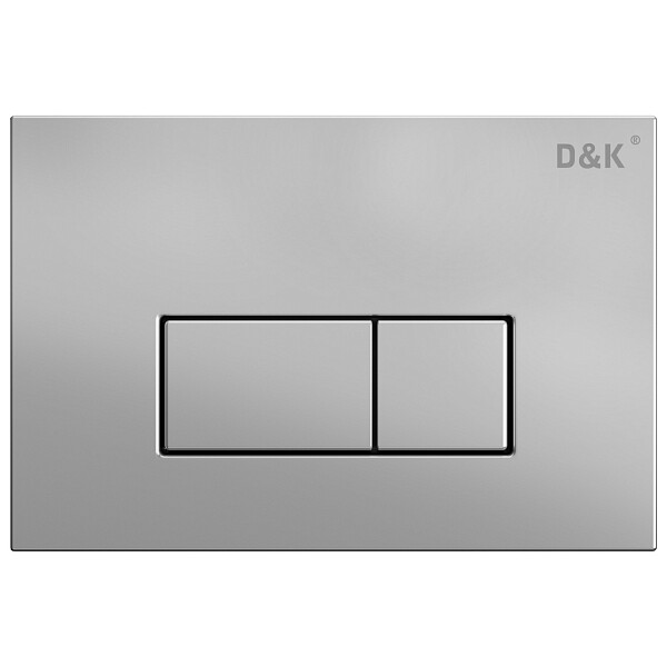 Клавиша смыва для инсталляции DI8050127 матовый хром D&K Rhein DB1499002 - изображение 1