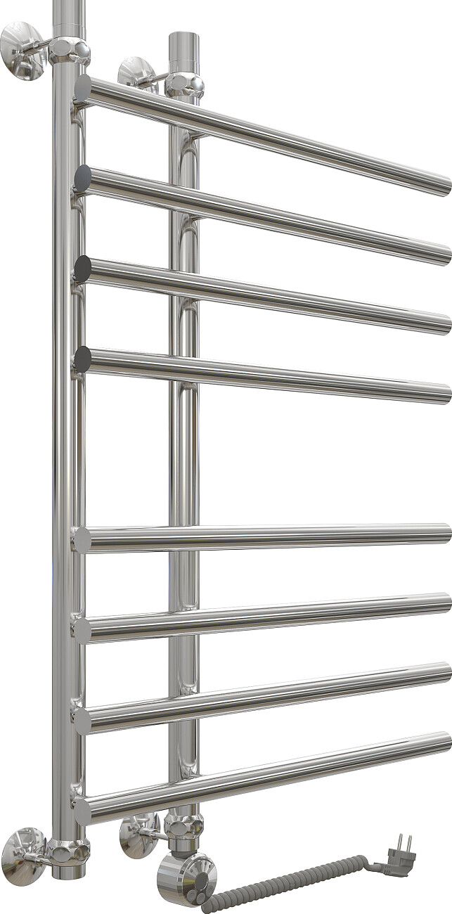 Полотенцесушитель электрический из нержавеющей стали 80х55 см хром Ewrika "Медея" LT L - изображение 6