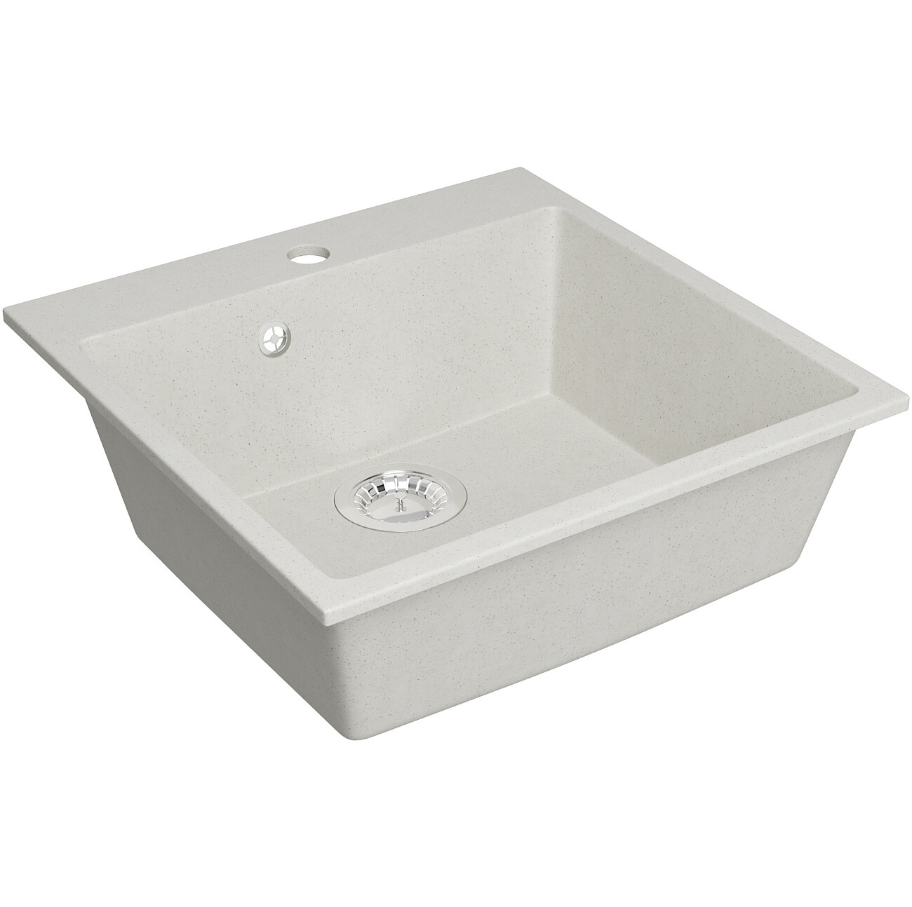 Мойка кухонная белая Domaci "Болонья" М-42-001 - изображение 9