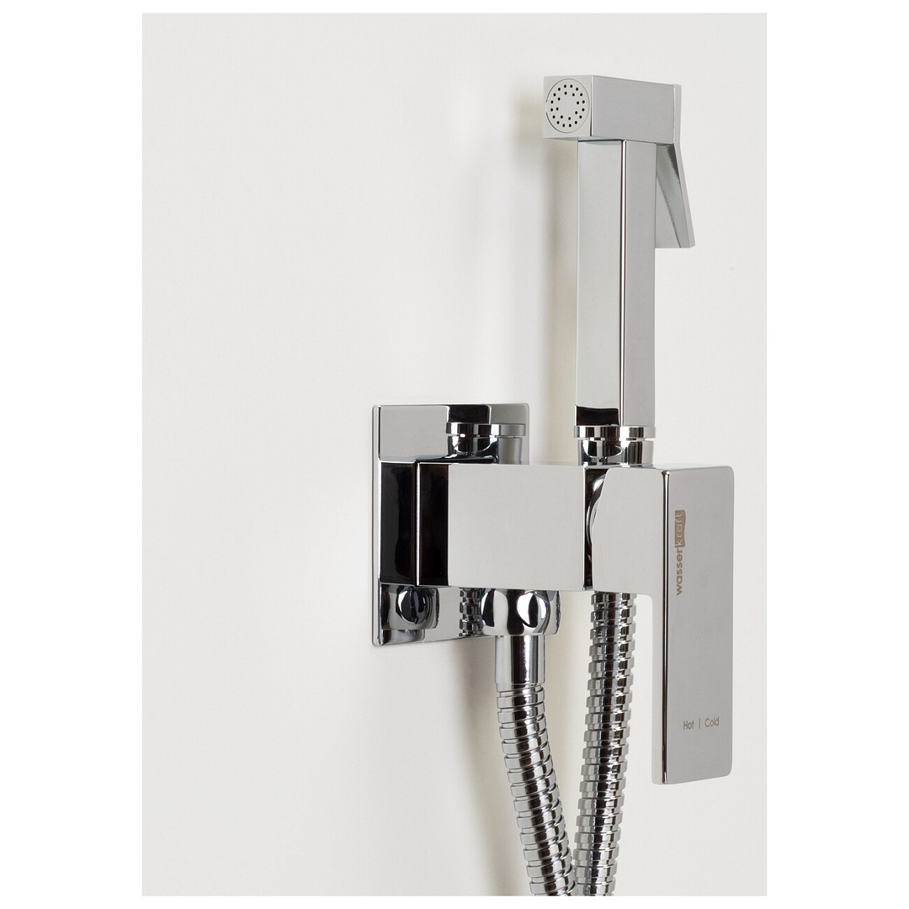 Гигиенический душ с встраиваемым смесителем хром Wasserkraft A71138 - изображение 7