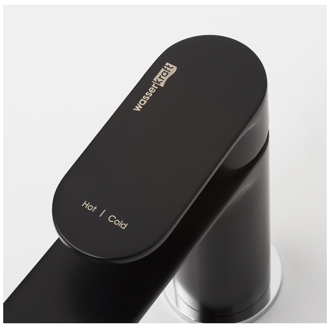 Смеситель для раковины из латуни черный Wasserkraft 7403 - изображение 10