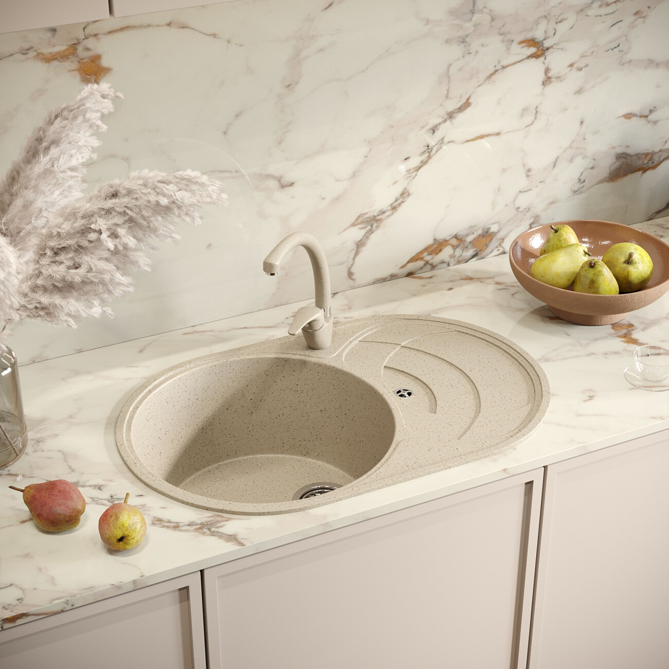 Смеситель для кухни однорычажный берилл Domaci "Солерно" DC-3013 - изображение 4