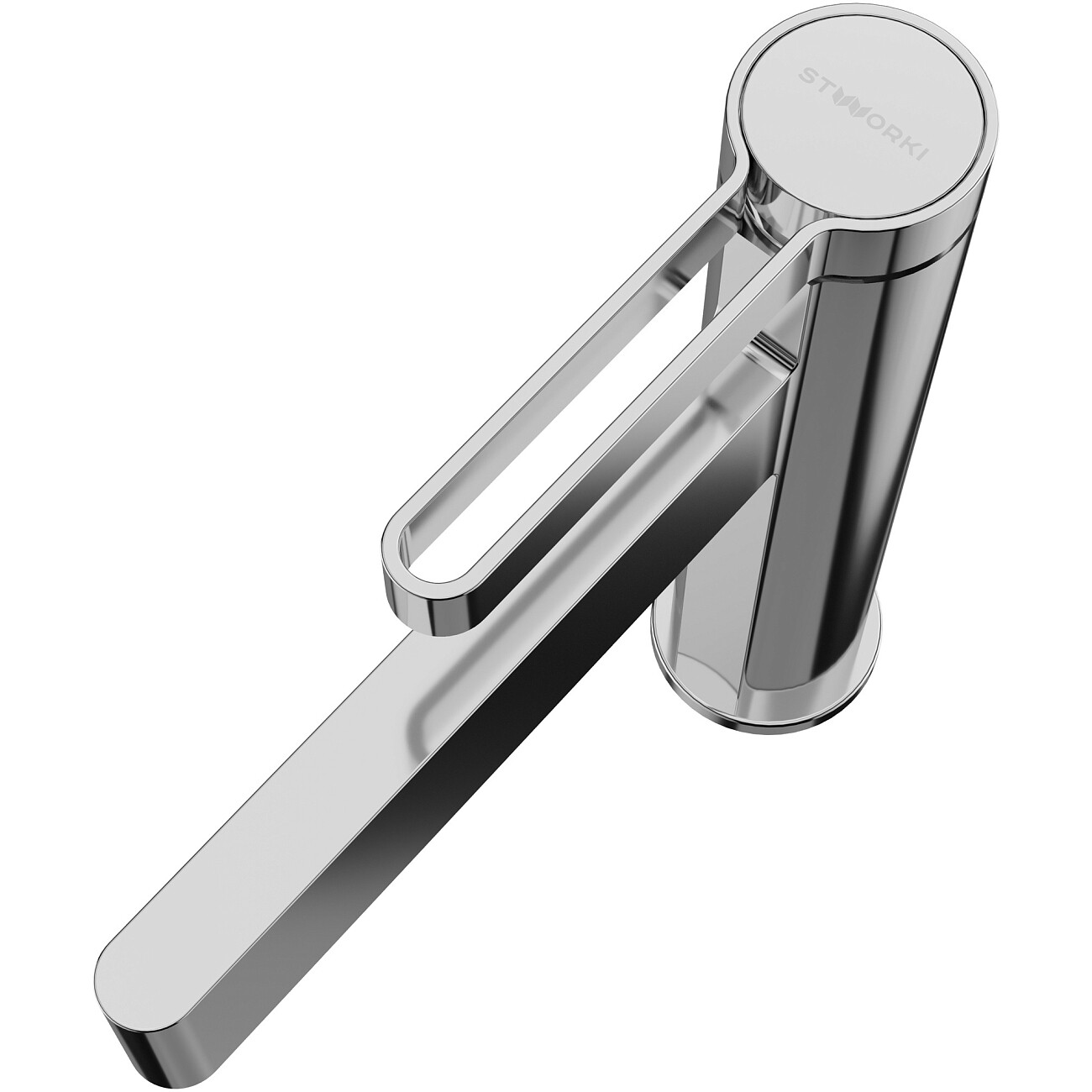 Смеситель для раковины однорычажный хром Stworki "Лександ" S09010CR - изображение 8