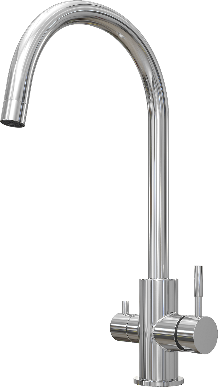 Смеситель для кухни из латуни хром Domaci "Равенна" OL-02Sx - изображение 3