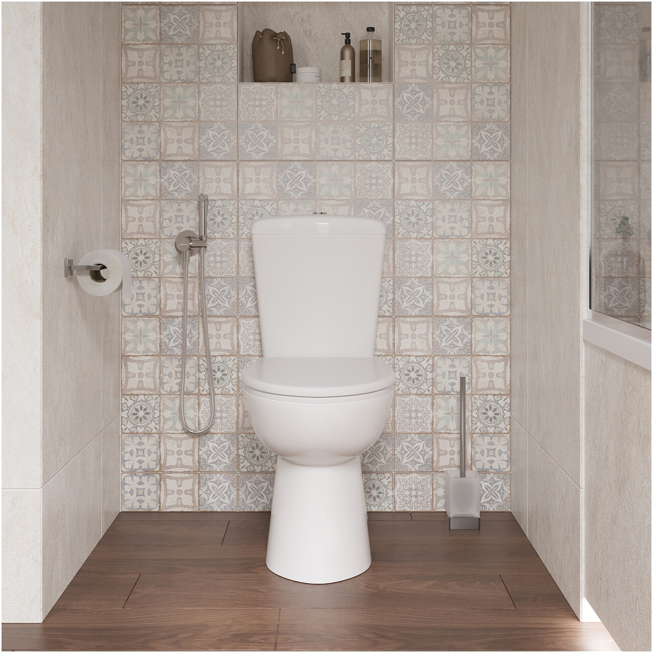 Гигиенический душ со смесителем хром Stworki "Эстерсунд" S31150CR - изображение 6