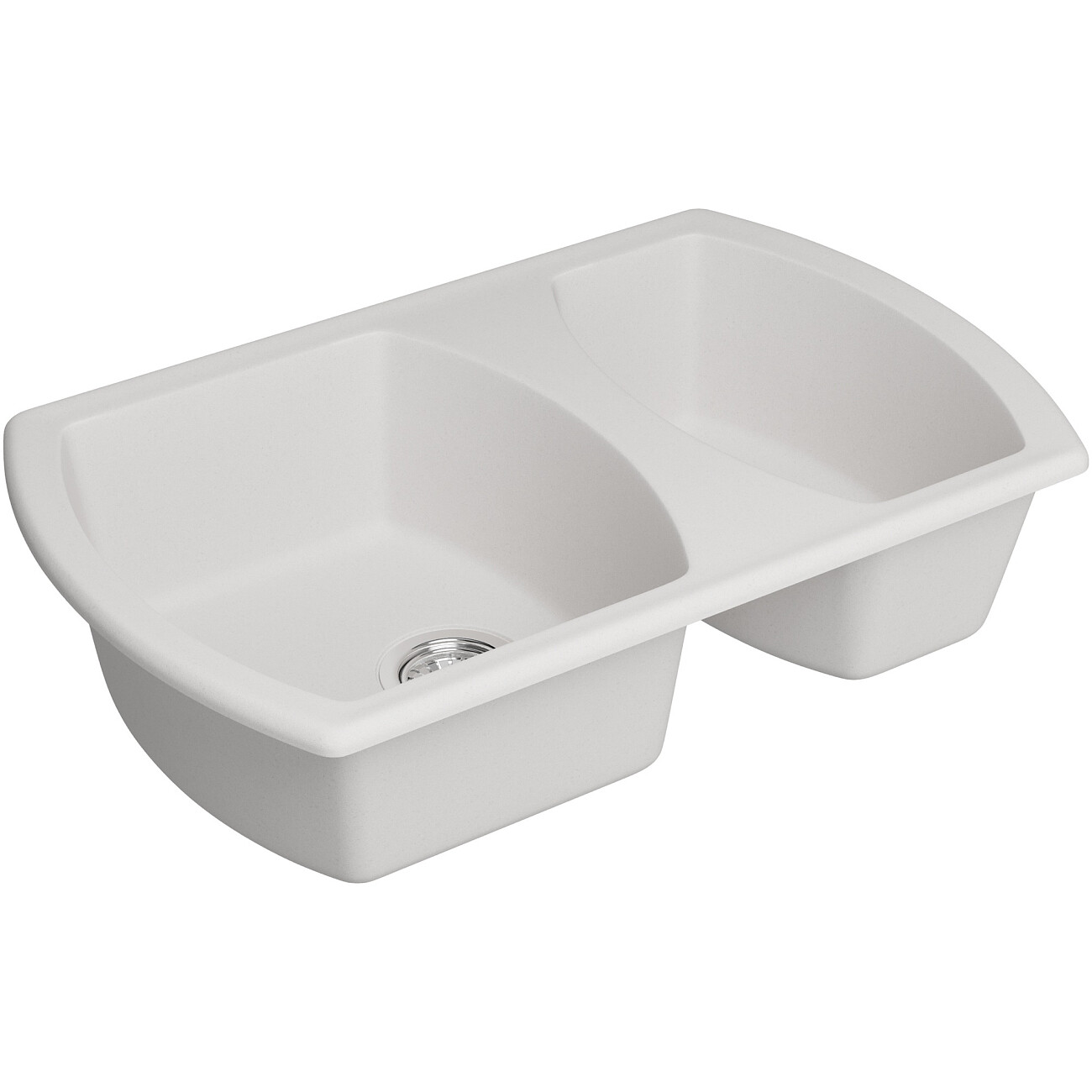 Мойка кухонная из искусственного гранита двойная белая Domaci "Верона" 78-50 белая - изображение 5