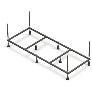 Каркас для ванны стальной 68х173 см серый Cersanit Virgo 180 K-RW-VIRGO*180n