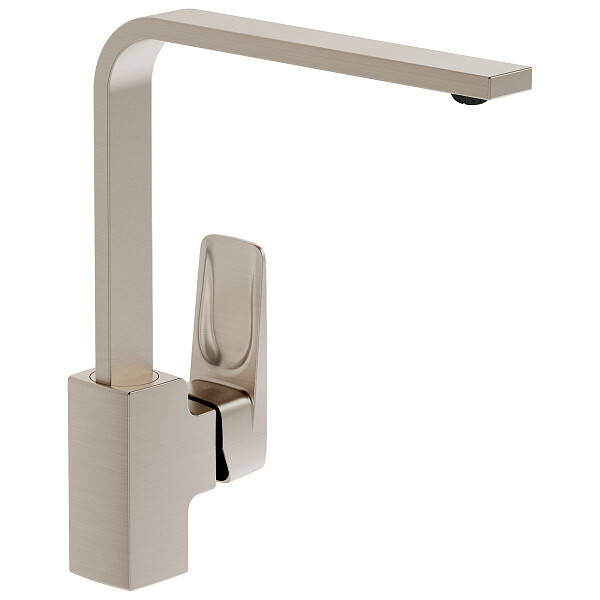 Смеситель для кухни однорычажный никель Vitra Root Square A4275334EXP - изображение 1
