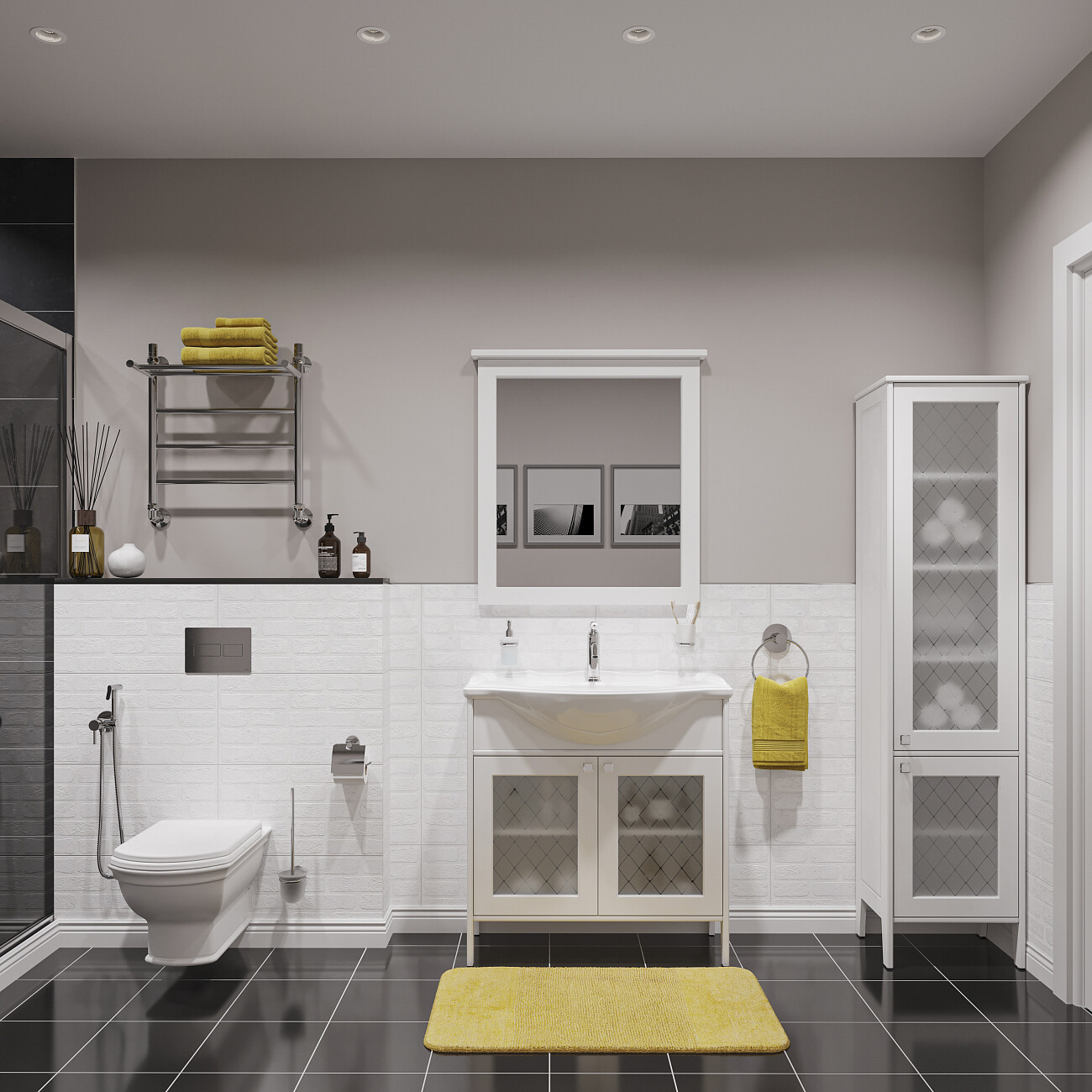 Гигиенический душ со смесителем и внутренней частью хром Stworki "Хельсинки" HFHS52000 - изображение 6