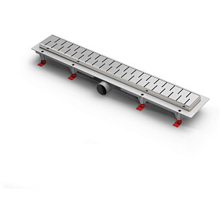 Душевой лоток с решеткой 95 см хром Creto Snake CRE-950 SN