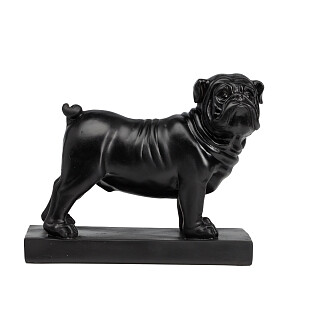 Статуэтка черная &quot;Бульдог&quot; 