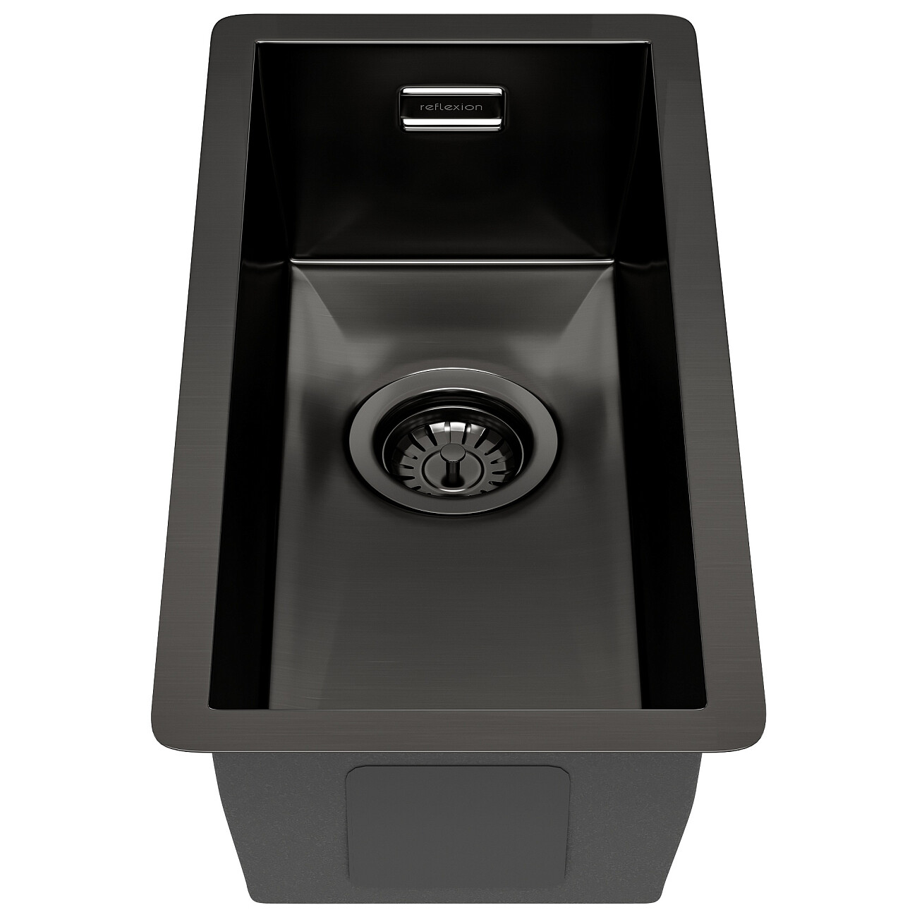 Дополнительная чаша для мойки из нержавеющей стали 44х22 см оружейная сталь Reflexion Como RX2022BL - изображение 3