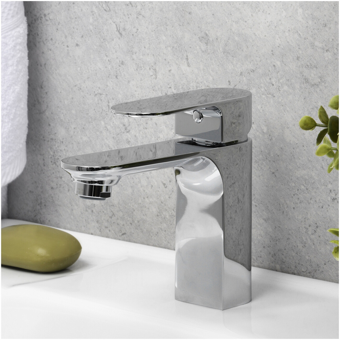 Смеситель для раковины из латуни хром Wasserkraft 5803 - изображение 2