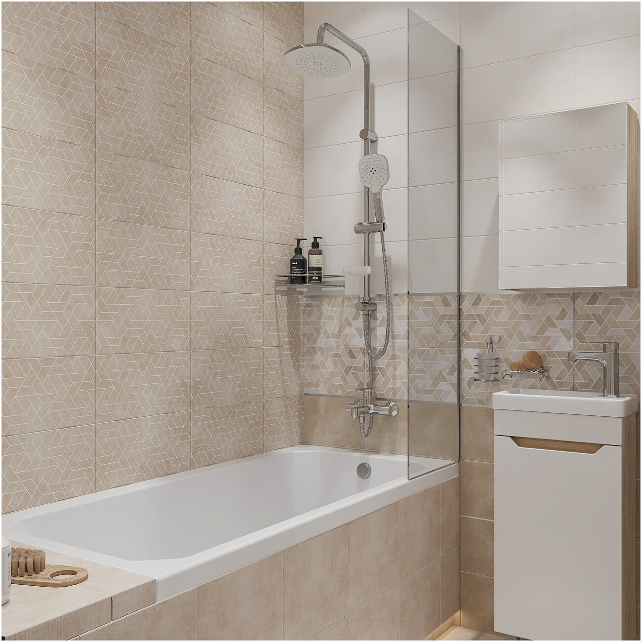 Смеситель для ванны с душем хром Diwo "Ярославль" YAR-02cr - изображение 5