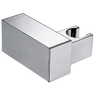 Держатель настенный поворотный для ручного душа прямоугольный хром Wasserkraft A011