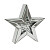 Декоративная зеркальная звезда Маленькая