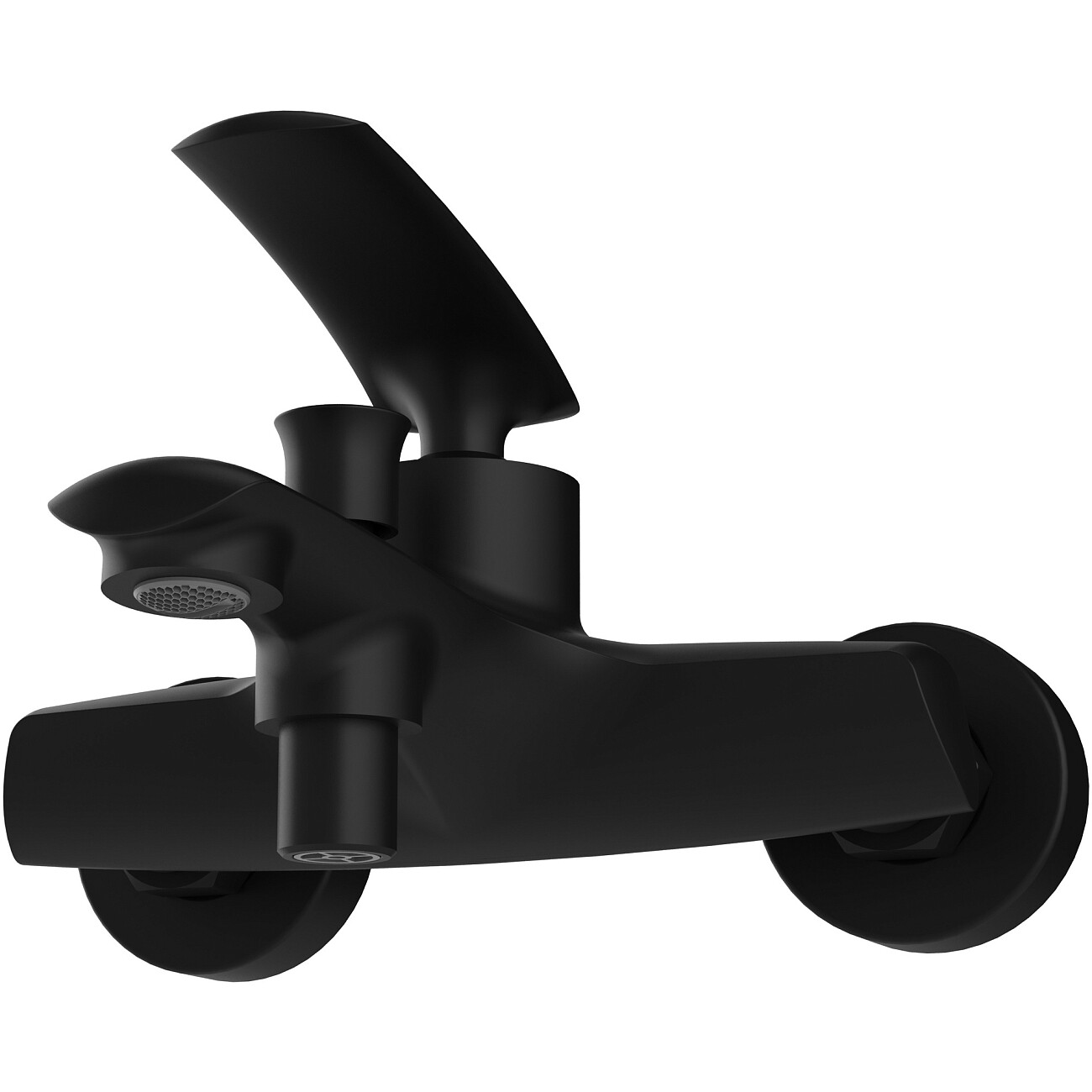 Смеситель для ванны с душем настенный черный Stworki "Гётеборг" S03100BK - изображение 8