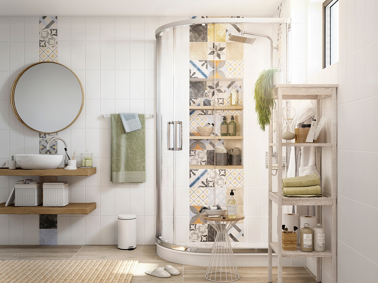 Душевой уголок 110х80 см хром глянец, прозрачное стекло Stworki "Лунд" - изображение 2