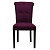 Стул обеденный с загнутой спинкой лиловый лен Sonder