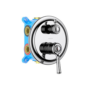 Смеситель для ванны встраиваемый однорычажный хром Aquatek &quot;Классик&quot; AQ1547CR