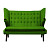 Диван Papa Bear прямой зеленый